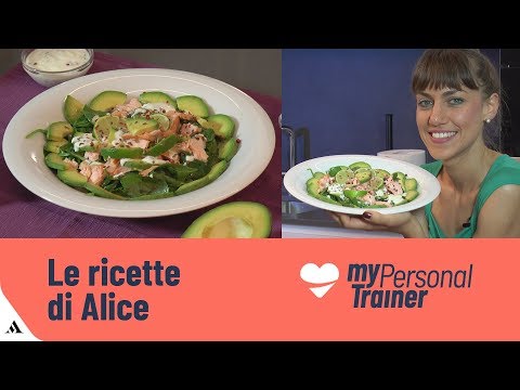 Video: Insalata Di Avocado E Salmone