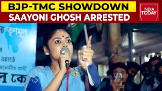 Trinamool Youth Congress President Saayoni Ghosh Arrested By Tripura Police | BJP-TMC Showdown