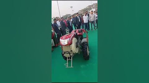 Remote operated 13.5HP VST power tiller,