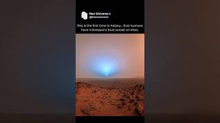 Mars Shows Rare Blue Sunset