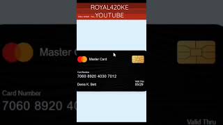 Credit card design using HTML and CSS