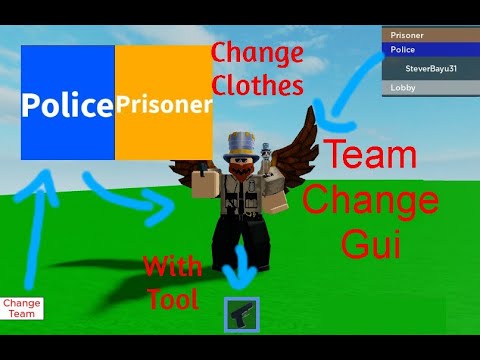 Easy How To Make Change Team Gui With Clothes And Tool Roblox Studio Tutorial Youtube - how to make a tool gui roblox