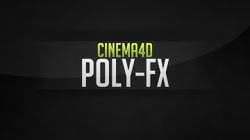 CINEMA 4D - Tutorial: How to use PolyFX To make Particles Form into MoText