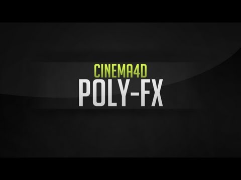 CINEMA 4D - Tutorial: How to use PolyFX To make Particles Form into MoText