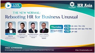 The New Normal: Rebooting HR for Business Unusual
