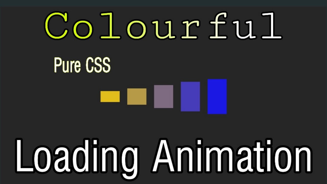 Creative Css Loading Animation Tutorial in Hindi - YouTube