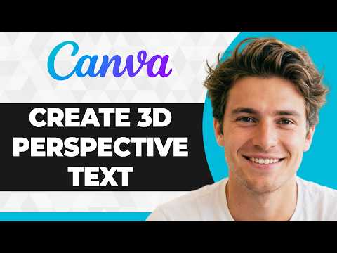 How to Create 3D Perspective Text with Reflection in Canva (2026 Guide)