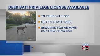 TN deer bait privilege licenses now available