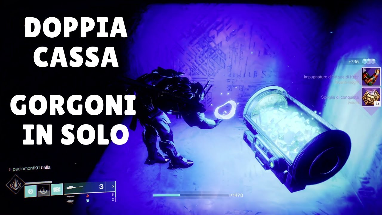 Destiny 2 Volta di Vetro : GORGONI IN SOLO - DOPPIA CASSA