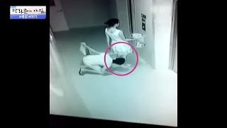 여성의 치마 속을 몰래 훔쳐보는 남자! [광화문의 아침] 319회 20160920