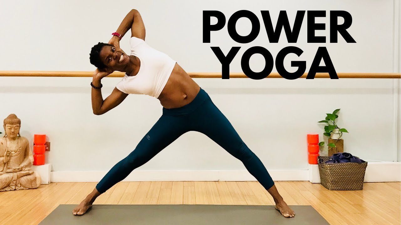 60 Min FULL Power Yoga Intermediate and Advanced 'Vinyasa' Yoga