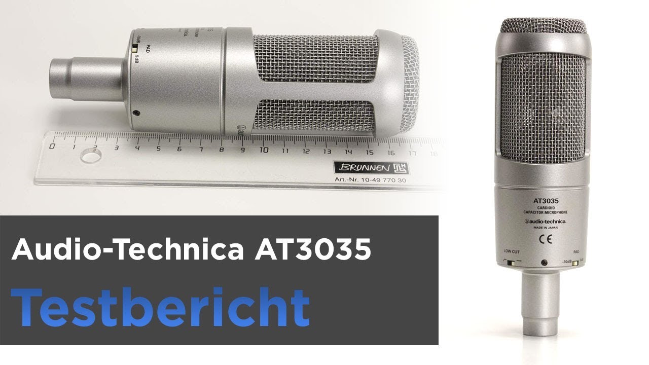 Audio-Technica AT3035 im Test - Großmembran Kondensator-Mikrofon