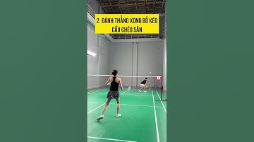 4 chiến thuật cơ bản khi đánh cầu #badminton #caulong #cầulông