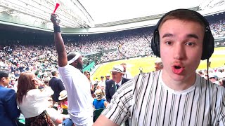 Reacting to Jidion Blowing an Airhorn At a Professional Tennis Match!