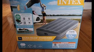 REVIEWING AN INTEX INFLATABLE MATTRESS