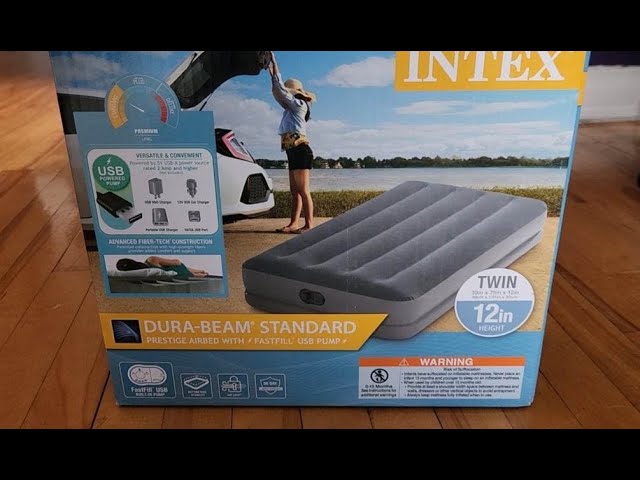 REVIEWING AN INTEX INFLATABLE MATTRESS 