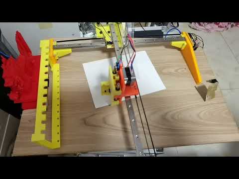 DIY Pen Plotter with Automatic Tool Changer | CNC Drawing Machine