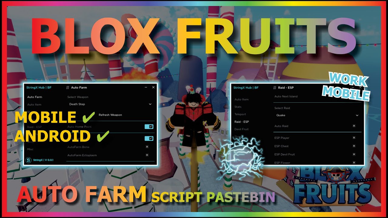 BLOX FRUITS Script Mobile UPDATE 19 AUTO FARM, FARM BOSS, RAIDS, MASTERY, NO KEYS, Real-Time  Video View Count