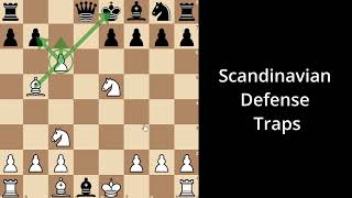 Top 5 Chess Opening Traps in the Scandinavian Defense - Remote