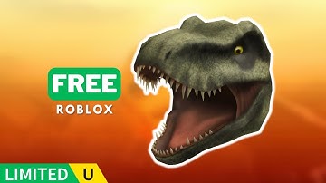 FREE LIMITED UGC | How to get Jurassic World Rebirth T-Rex Head in a dusty trip on Roblox