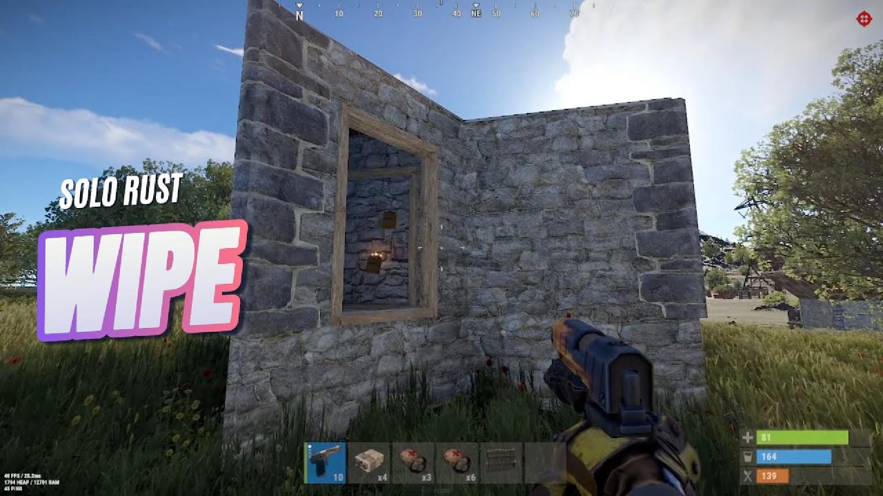 Rust Pop Unwrap How i play Rust solo on a mid pop sever - YouTube