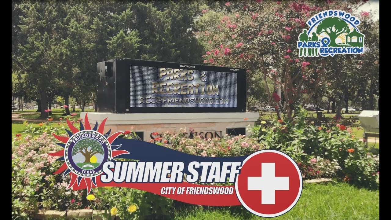 City of Friendswood Summer Jobs YouTube