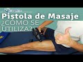 PISTOLA de MASAJE o MASSAGE GUN - TUTORIAL MASAJE MUSCULAR Fisioterapia | Fisiolution