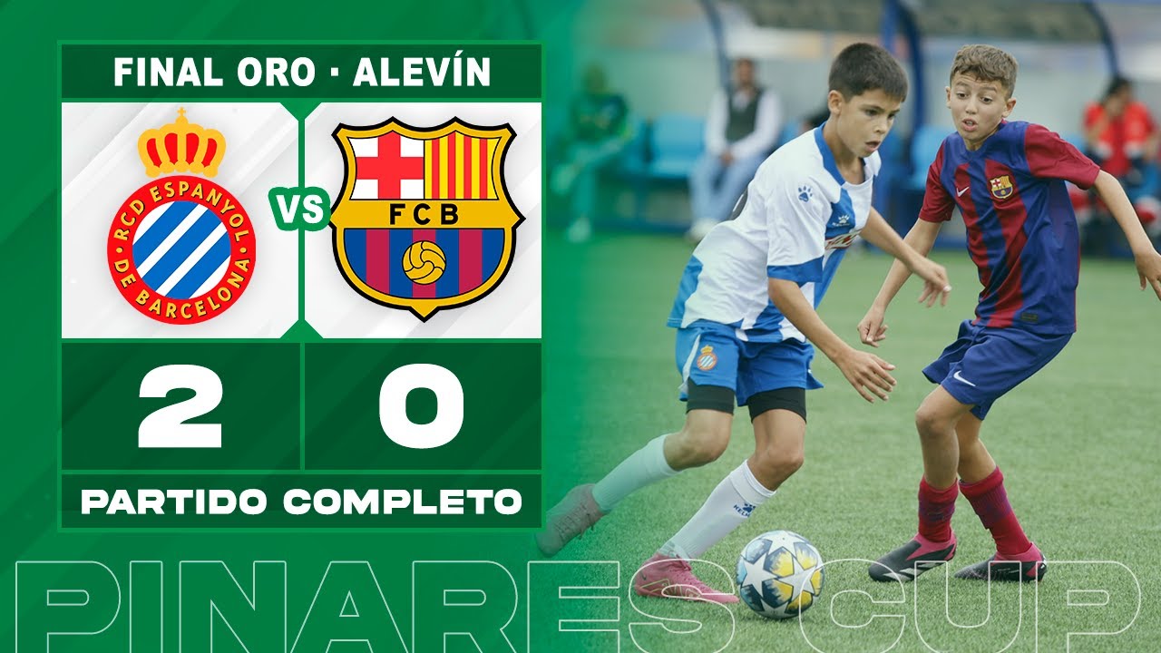 R.C.D. Espanyol 2-0 F.C. Barcelona | Alevín | FINAL ORO | PARTIDO COMPLETO