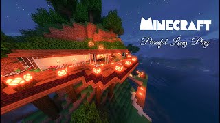 Minecraft Longplay - Мирный сбор на выживание ・ Построй дом на вершине холма
