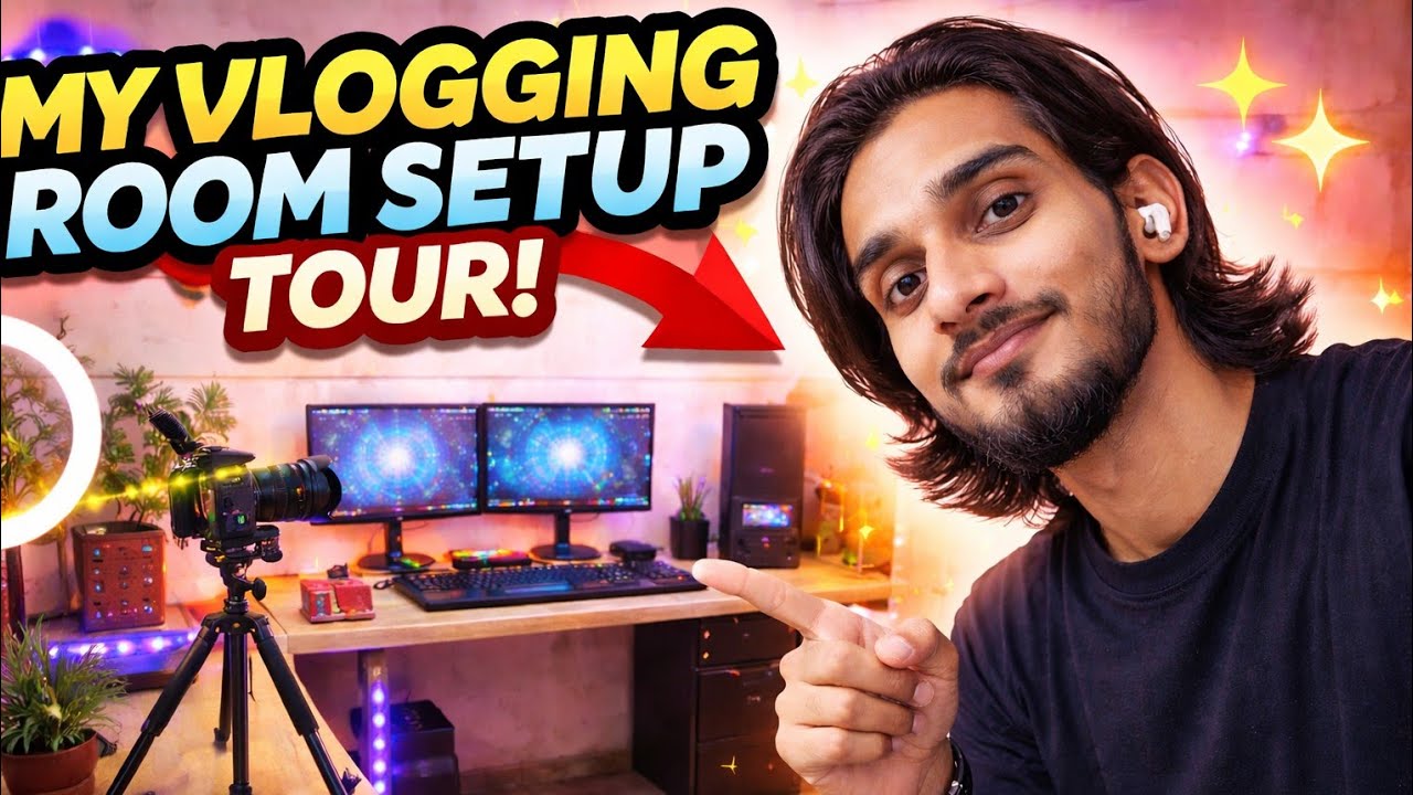 Vlogging Room MY DREAM VLOGGING ROOM SETUP 😍🔥 | FULL TOUR + SECRET SETUP REVEALED 😱 ...