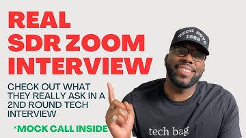Did I Nail My Second Round Interview For THIS Remote Tech Sales SDR Role? | Zoom Call + Mock Call