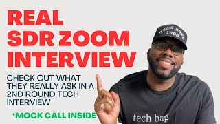 Did I Nail My Second Round Interview For THIS Remote Tech Sales SDR Role? | Zoom Call + Mock Call