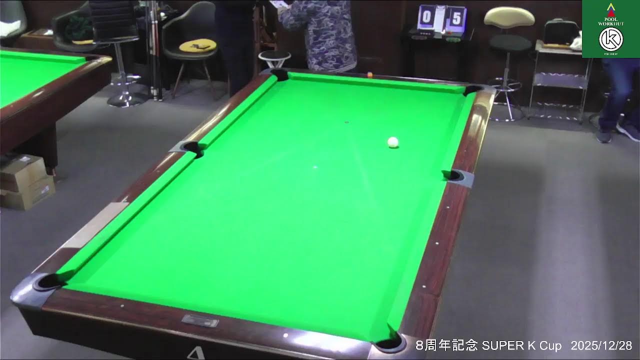8周年記念 SUPER K CUP POOL WORKOUT ビリヤードK 2025/12/28 - YouTube