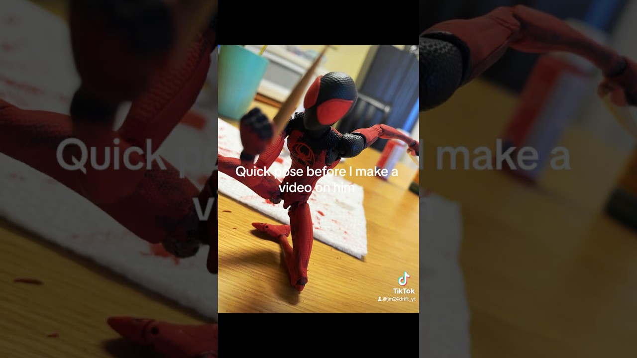 Making a custom Scarlet spider (Kaine Parker) 