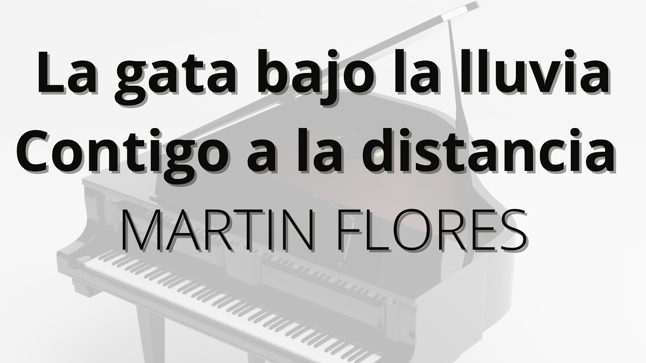 La gata bajo la lluvia - Contigo en la distancia (MARTIN FLORES)