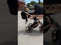 Junama Handcraft Black Rose Gold. Designer baby pram made in Europe #babyproducts