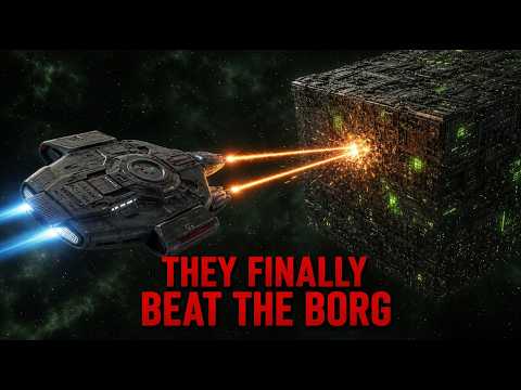 The Federation Ship That Finally Beat The Borg Cube...