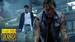 Jet Li vs Dolph Lundgren in the movie The Expendables (2010)