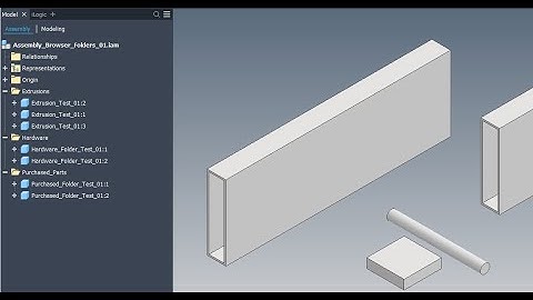 Inventor - Utilize iLogic to Automatically Place Components in Assembly Browser Folders