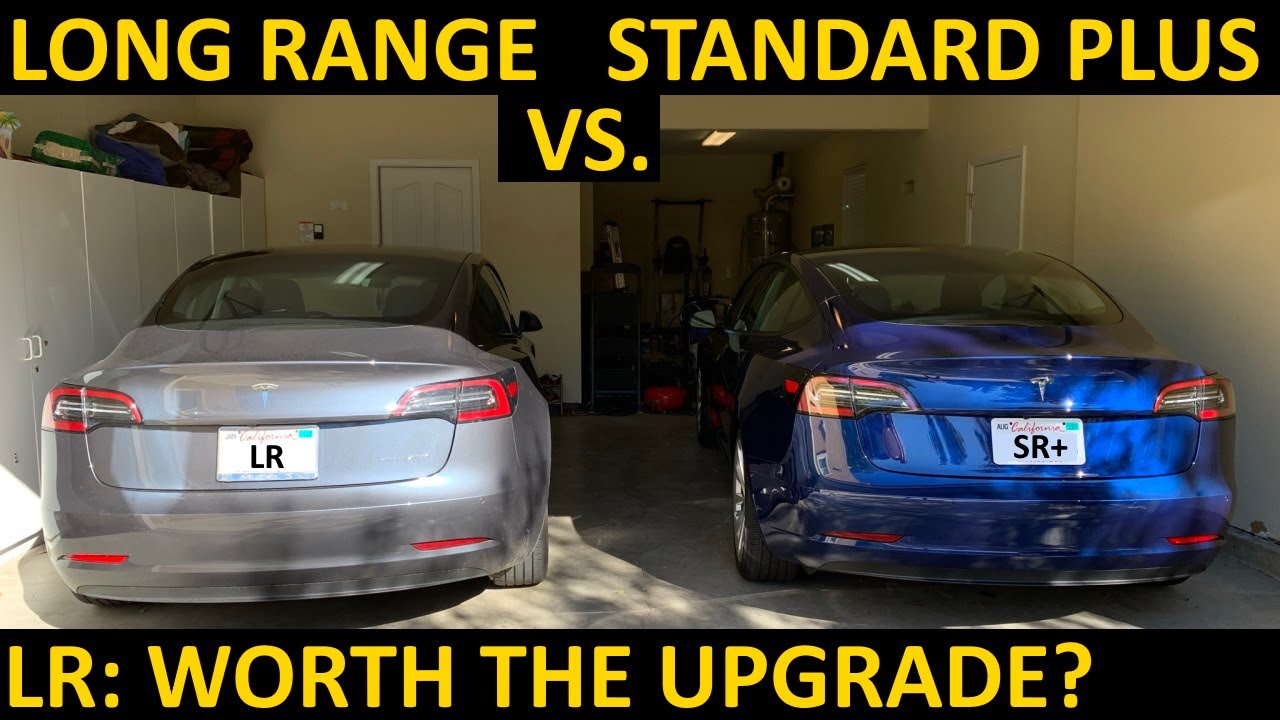 2021 Model 3 Long Range vs. Standard Range Plus (RWD) Is the LR Worth