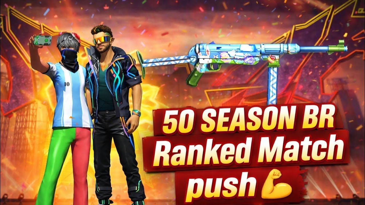 50 season Br Ranked Match Push 💪 With Random Player 😋 - YouTube