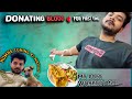 Today i donate my blood   i made healthy diet  academy update  farmhouse update