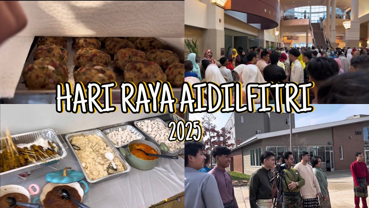 CHAPTER 17 : SECOND TIME CELEBRATING HARI RAYA IN THE USA 🇺🇸🌙 | Malaysian Study Abroad 🇲🇾🇺🇸🤯
