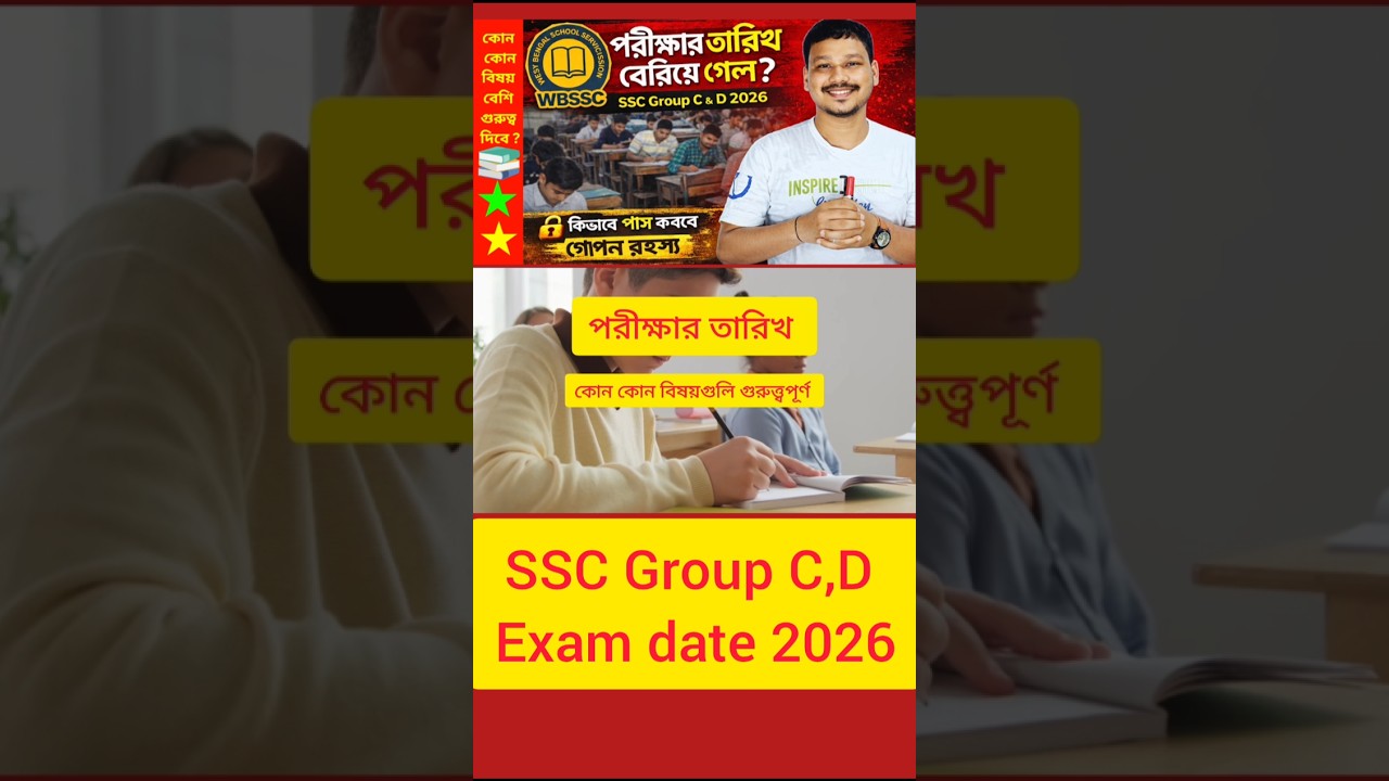 SSC Group D Exam Date 2026 