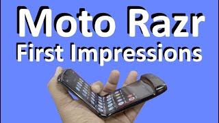 Motorola RAZR: First Impressions | Best Folding Phone So Far?