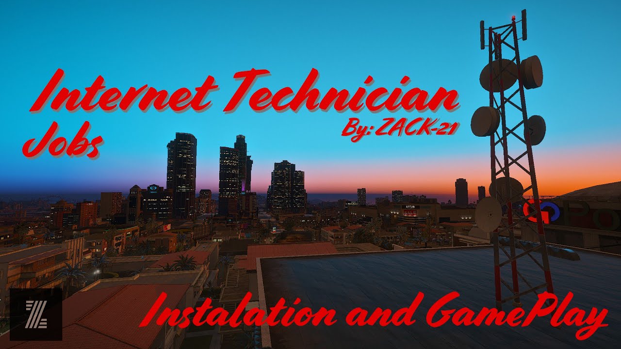 Internet Technician Mod GTAV Installation and Gameplay
