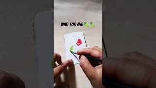 Cute Parrot Drawing 🦜  Amazing Easy Art That Everyone Can Try!#viral #shorts