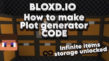 🏠 How to make Plot generator code in Bloxd.io