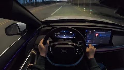 POV Drive 2021 Xpeng P7, 1600kms. Night Drive on the highway (Beijing Jingcheng Highway) - DayDayNews