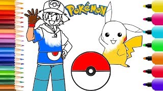 How to Draw Pokemon Pikachu Coloring Pages s for Children Coloring Pages for Kids